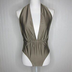 ASOS Deep Plunge One Piece Swimsuit Size 6